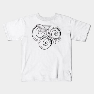 Abstract Swirls Kids T-Shirt